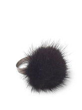 Crown 1 - Ring with mink fur